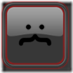 Clear(blk) Moustache