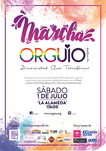 Marcha ORGUIO 2017. Diversidad que transforma.