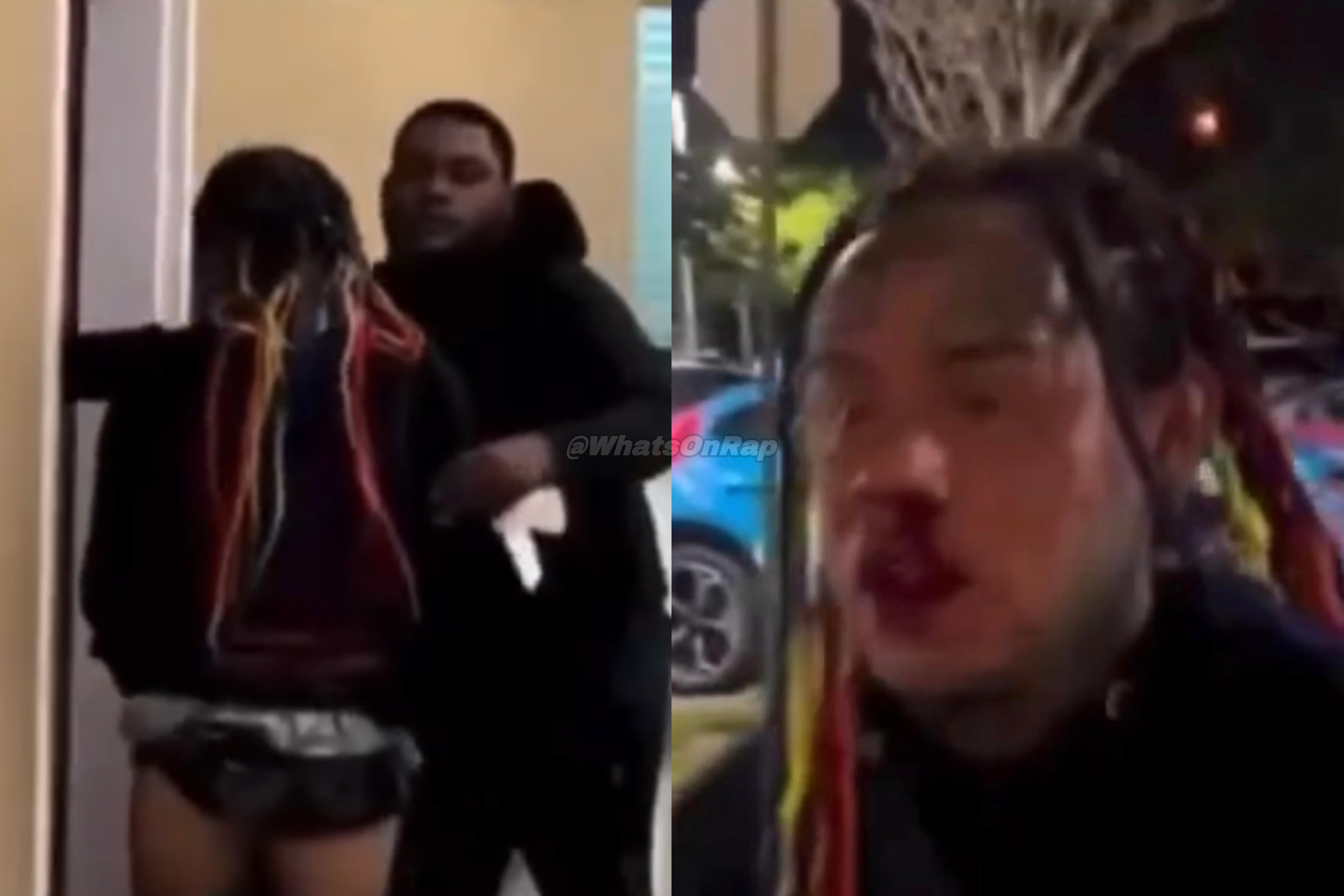 New Footage Of The Aftermath Of 6ix9ine Getting Jumped Surfaces