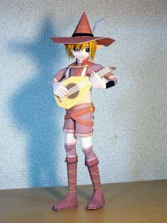 Arabiku Elf Bard Papercraft