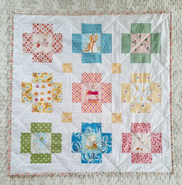 Heather Ross baby quilt by Heidi Staples of Fabric Mutt