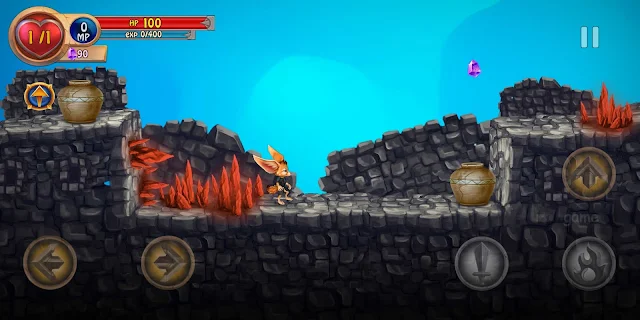 لعبة Fin Ancient Mystery platformer | لعبة مغامرات الثعلب المكار في بلاد العجائب ألعاب أوفلاين