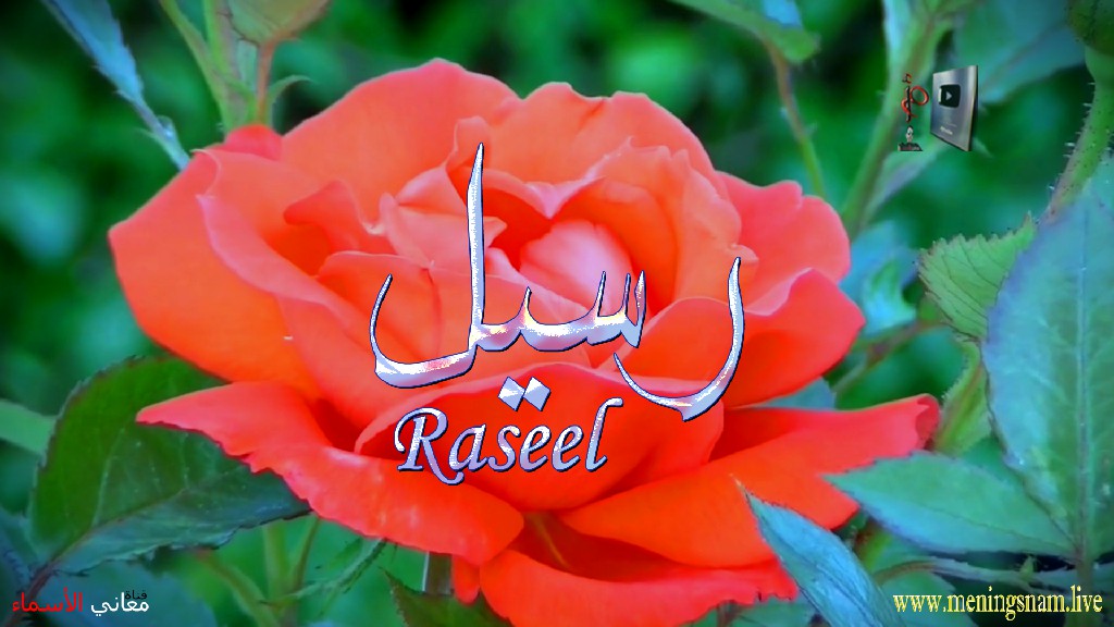 معنى اسم, رسيل, وصفات, حامل, وحاملة, هذا الاسم, Raseel,