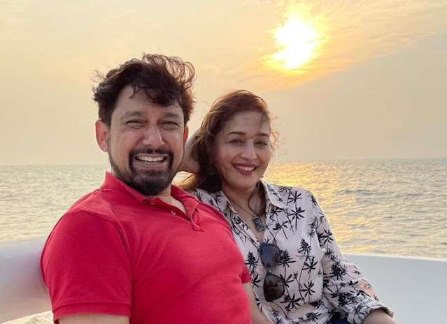 Watch Madhuri Dixit Nene in an adorable picture with her husband Dr Shriram Nene