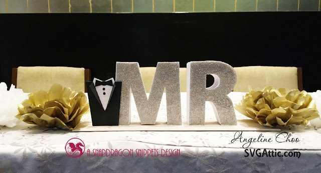 ScrappyScrappy: Mr & Mrs box letters wedding signage #svgattic #scrappyscrappy #wedding #boxletters #mrandmrs