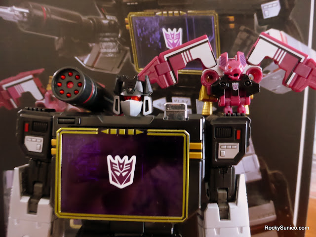 Takara Transformers Masterpiece Soundblaster and Ratbat