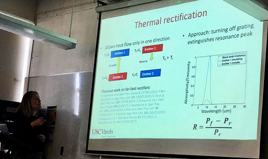 Professor Povinelli explains the very interesting idea of nanostructured thermal diodes (Source: Palmia Observatory)