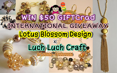 INTERNATIONAL GIVEAWAY: Lotus Blossom Design x Luch Luch Craft