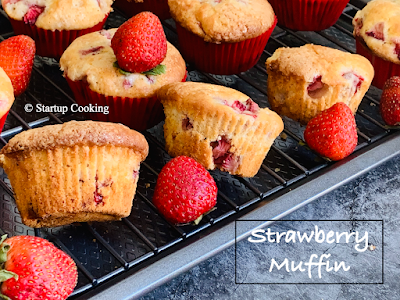 strawberry muffin