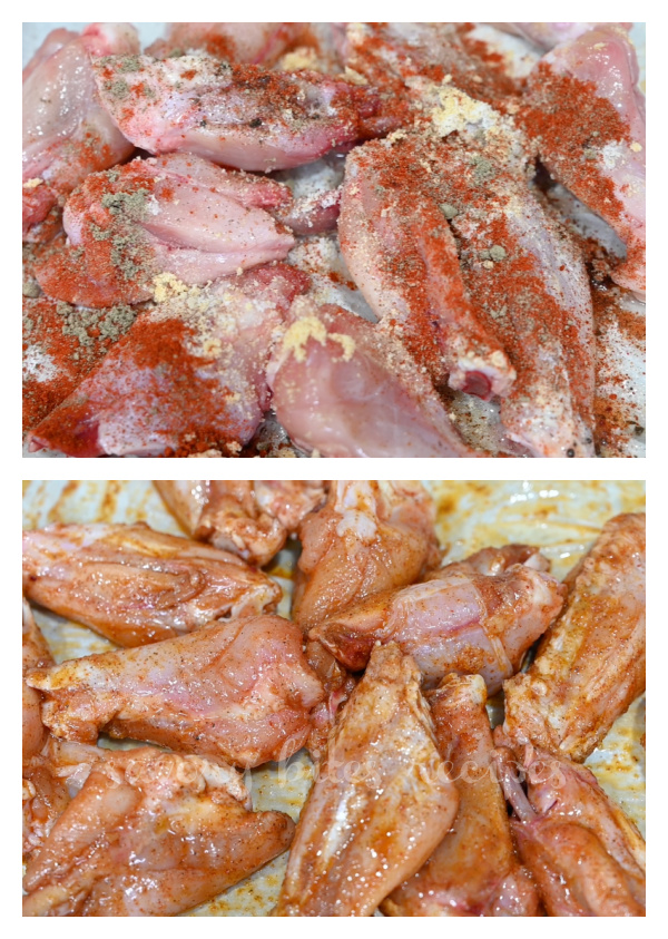 steps to make chicken honey bbq wings