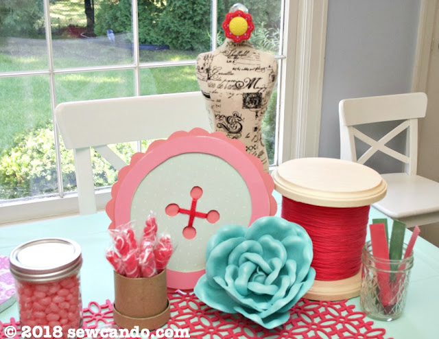 Sew Can Do: DIY Giant Thread Spool Canister: The Perfect Craft Room Decor!