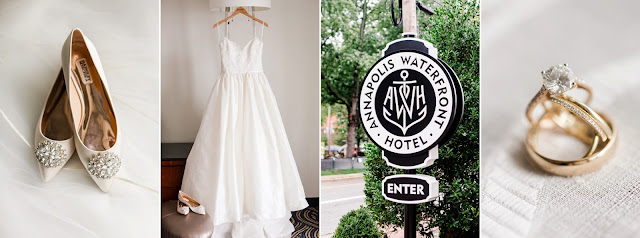 Annapolis Waterfront Hotel Wedding Photographed by Heather Ryan Photography