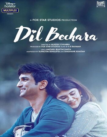 Dil Bechara (2020) Hindi 720p WEB-DL x264 800MB ESubs