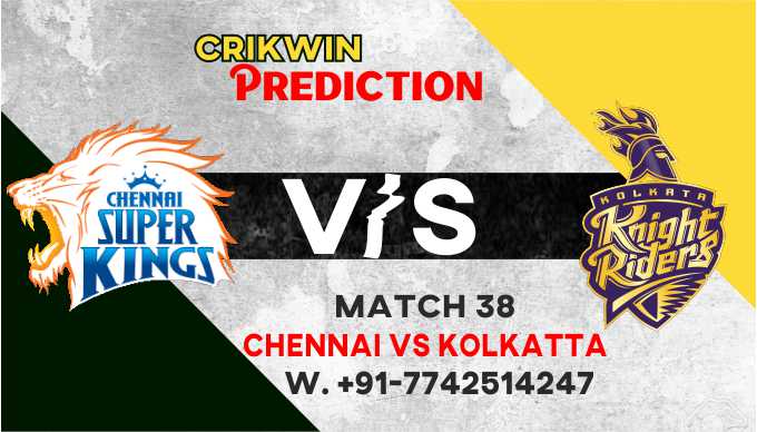 Kolkatta vs Chennai IPL T20 38th Match Today 100% Match Prediction Who will win - Cricfrog