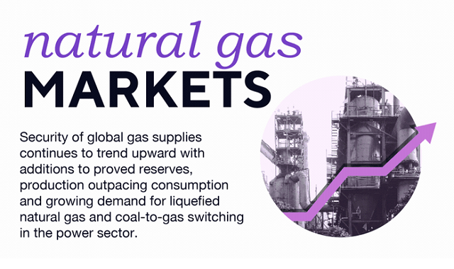 Consumption of natural gas and its effect on the market