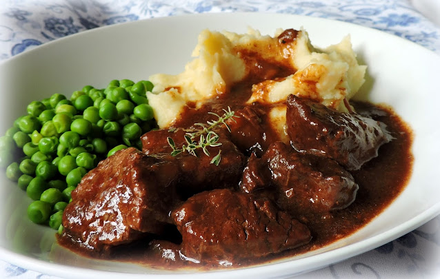 Braised Brisket with Stout & Onions