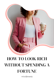 pinterest image how to look rich