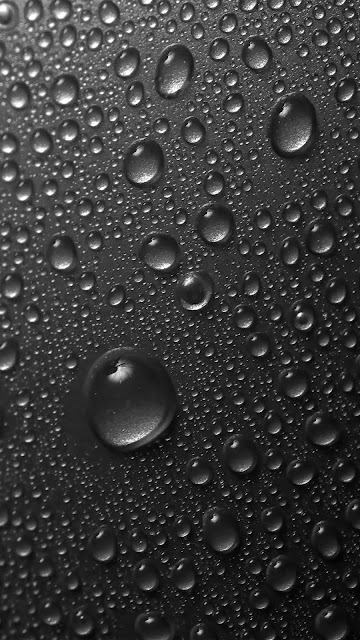 Rain Drop BW Water Sad Pattern Dark iPhone 7 and iPhone 7 Plus HD Wallpaper