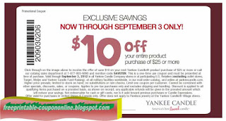 Free Printable Yankee Candle Coupons