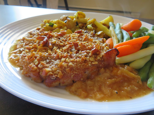 Pretzel Baked Pork Chops