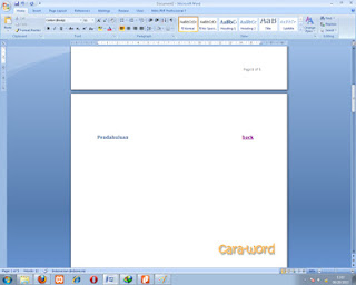 Cara Membuat Link Content Ms Word