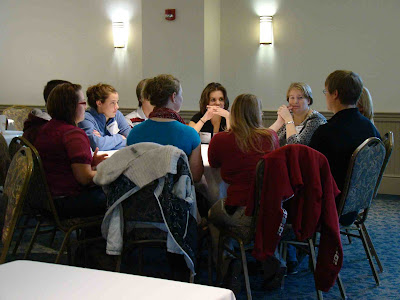 High School writing center staffers from Penquis Valley HS, Nokomis Regional 