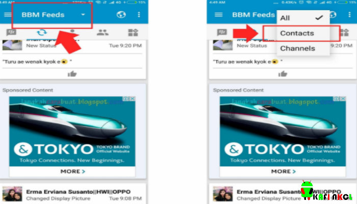 Tips Menghilangkan Iklan di Feed Di BBM