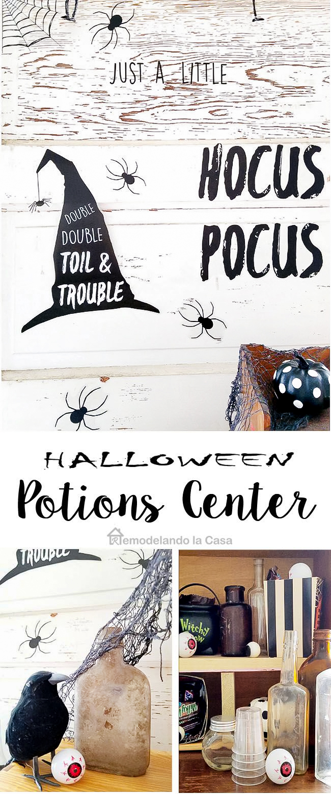 Potions Halloween decor