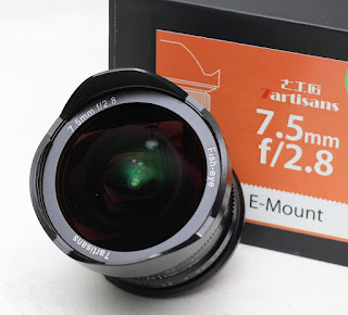 Lensa 7Artisans 7.5mm f2,8 FishEyeFor Sony E Mount Bekas