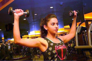 Rakul Preet Singh Workouts In Gym Photos 