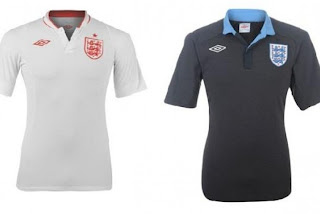 Kostum Inggris Euro 2012