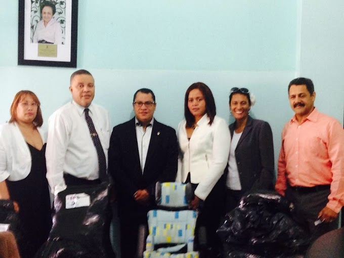 Diputado Leivin Guerrero entrega sillas de ruedas a la Asociación Dominicana de Rehabilitación en San Cristóbal