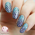 PiggieLuv: Mermaid scales nail art video tutorial