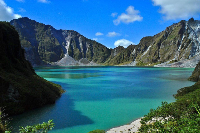 Mt. Pinatubo crater-lake