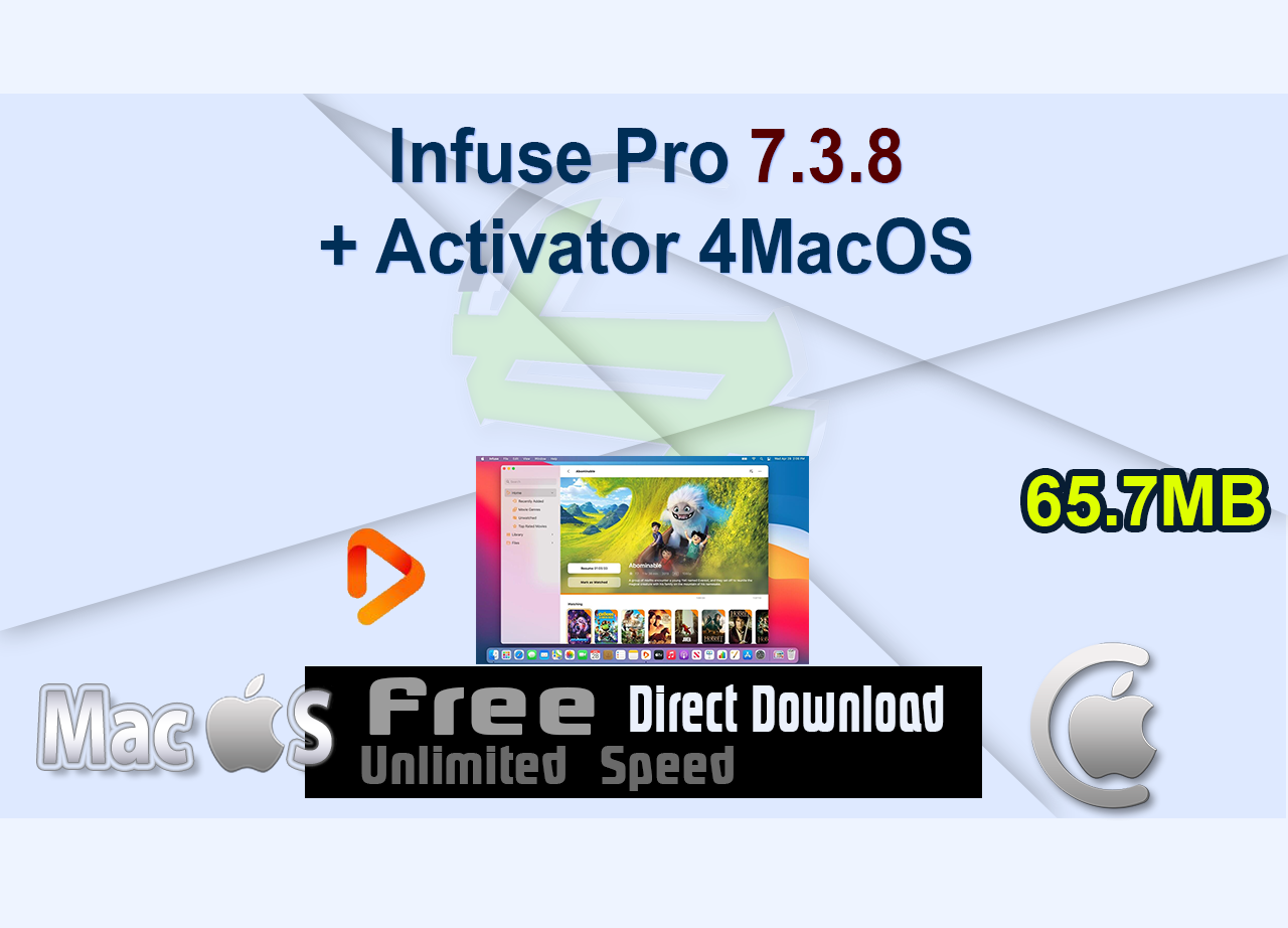 Infuse Pro 7.3.8 + Activator 4MacOS