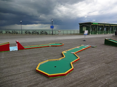 Crazy Golf on Southend Pier