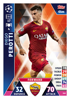 Match Attax UEFA Champions League 2018 2019 AS Roma Set