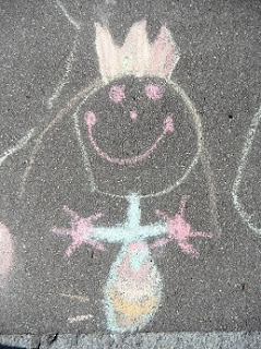 chalk drawing