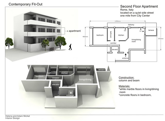 1 Bedroom Apartment Interior Decorating