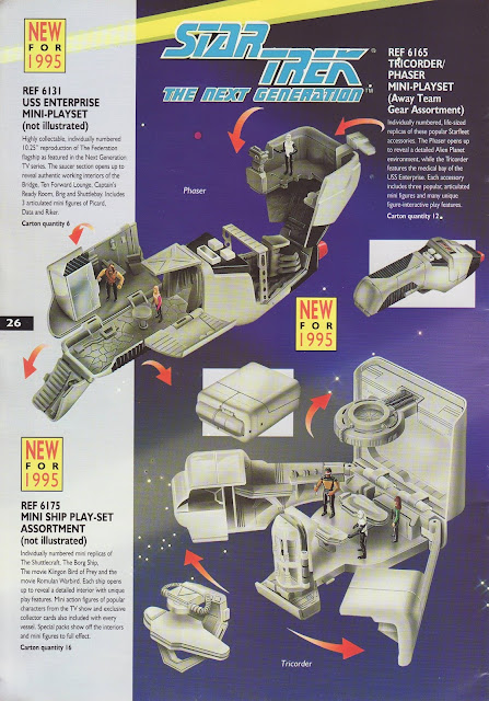 Star Trek Playmates Bandai Catalogue