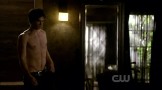 Ian Somerhalder and Zach Roerig Shirtless on Vampire Diaries s1e15