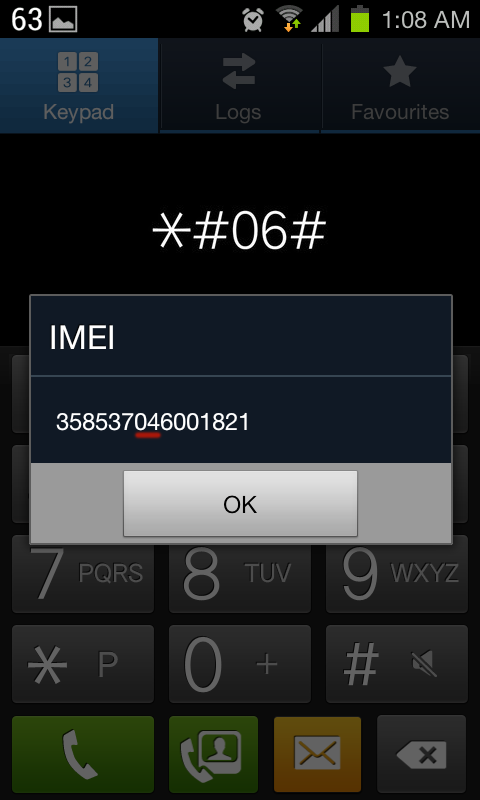 IMEI samsung