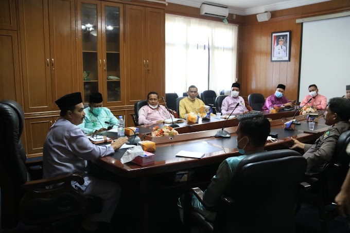 Pemkab Rohul Gelar Rapat Persiapan Pelantikan Bupati dan Wakil Bupati Rohul Periode 2021-2024