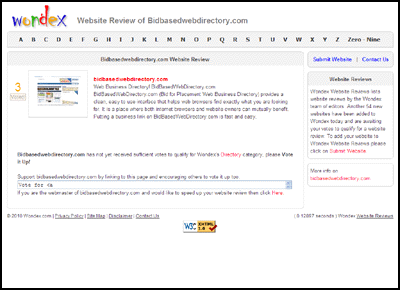 Bidbasedwebdirectory.com - Website Review