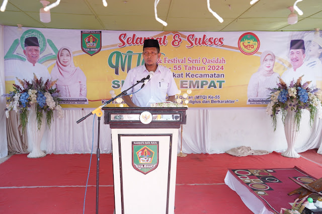 Buka MTQN Tingkat Kecamatan Simpang Empat, Bupati Asahan Sampaikan Ini