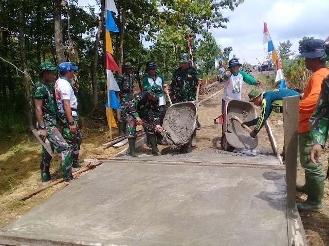 Akses Penghubung Antar Desa menjadi Lebih Mudah dengan Pembangunan Rabat Beton
