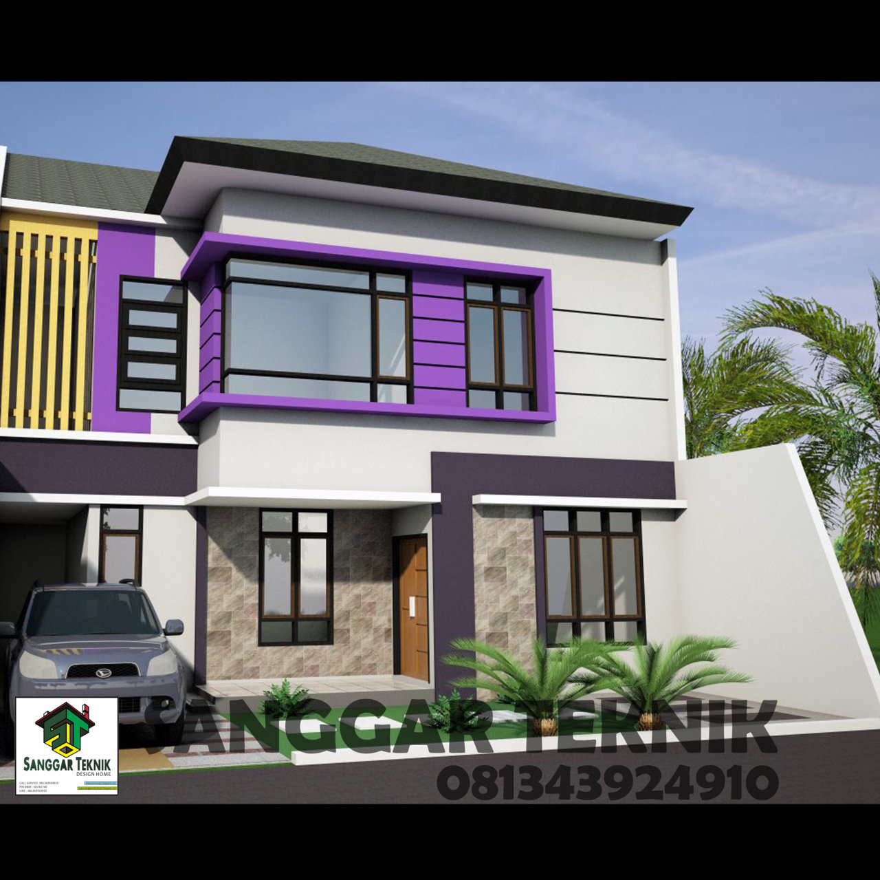 67 Desain Rumah Minimalis 2 Lantai Autocad  Desain  Rumah  