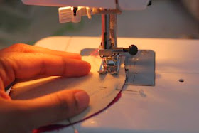 how to sew a curve