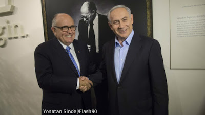 Rudy Giuliani and Benjamin Netanyahu