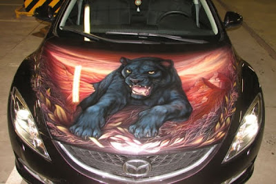 airbrush-mazda-rx6-hood